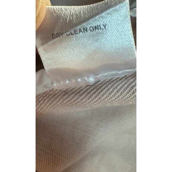 Evereve Blush Pink Lenox Blazer Sz L Double Breasted Cotton Jacket - Picture 11 of 11